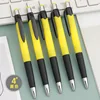 Blue - ballpoint pen - yellow