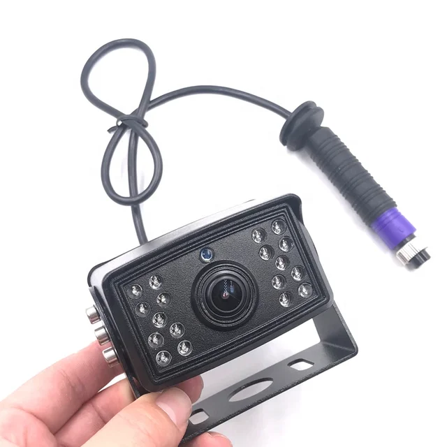 3-inch square waterproof night vision vehicle mounted camera AHD/SONY/CMOS HD truck/bus monitor probe reverse image