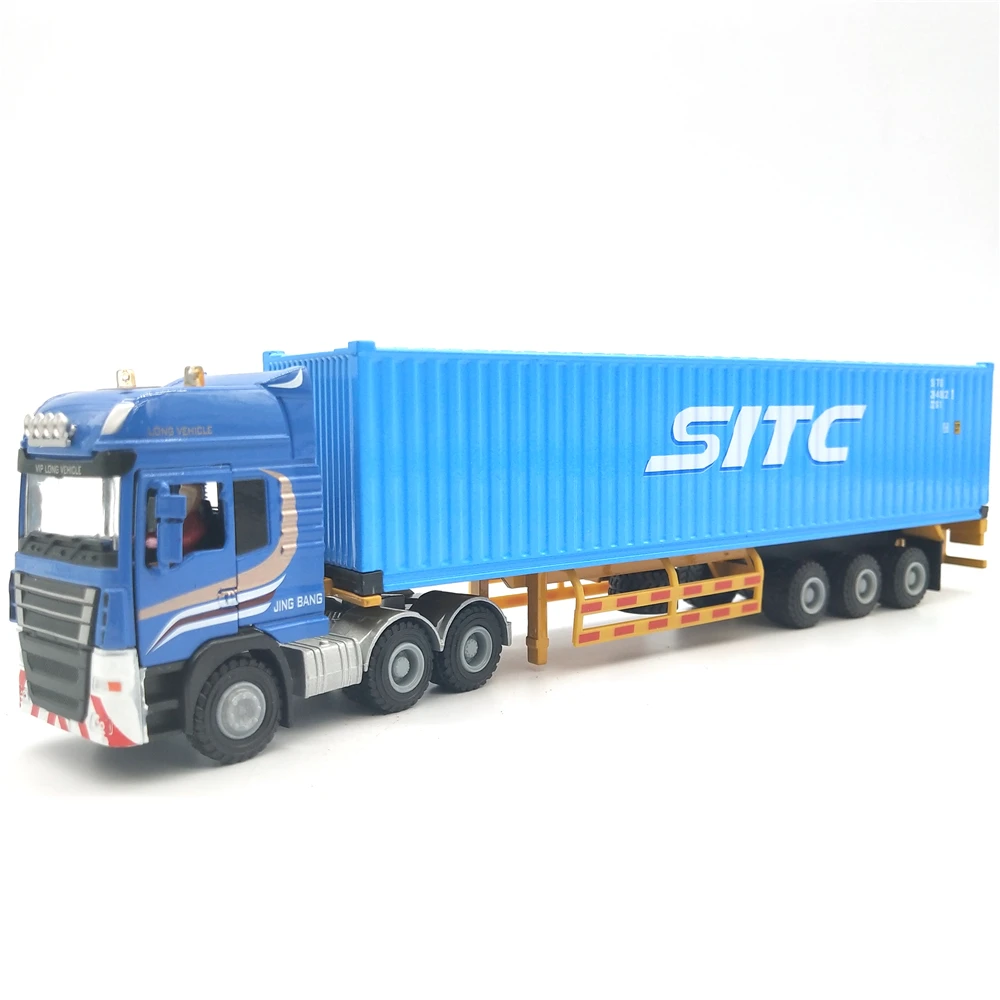 28cm SITC vrachtwagen model 1:50 Container truck model O.A.S schip model