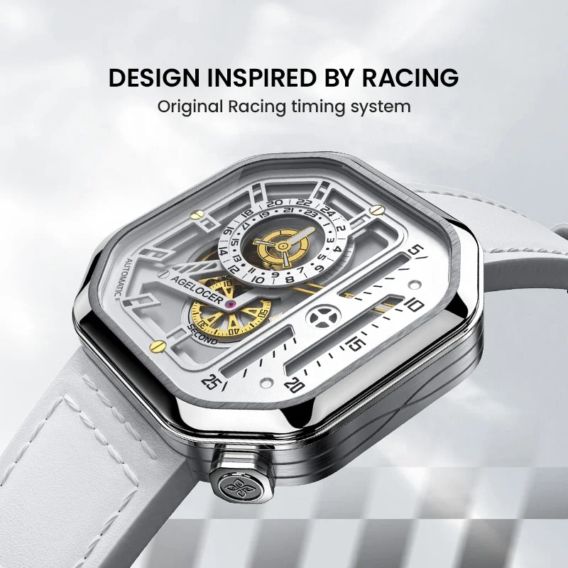 AGELOCER Racing Watch Luxury Automatic Mechanical Timepiece