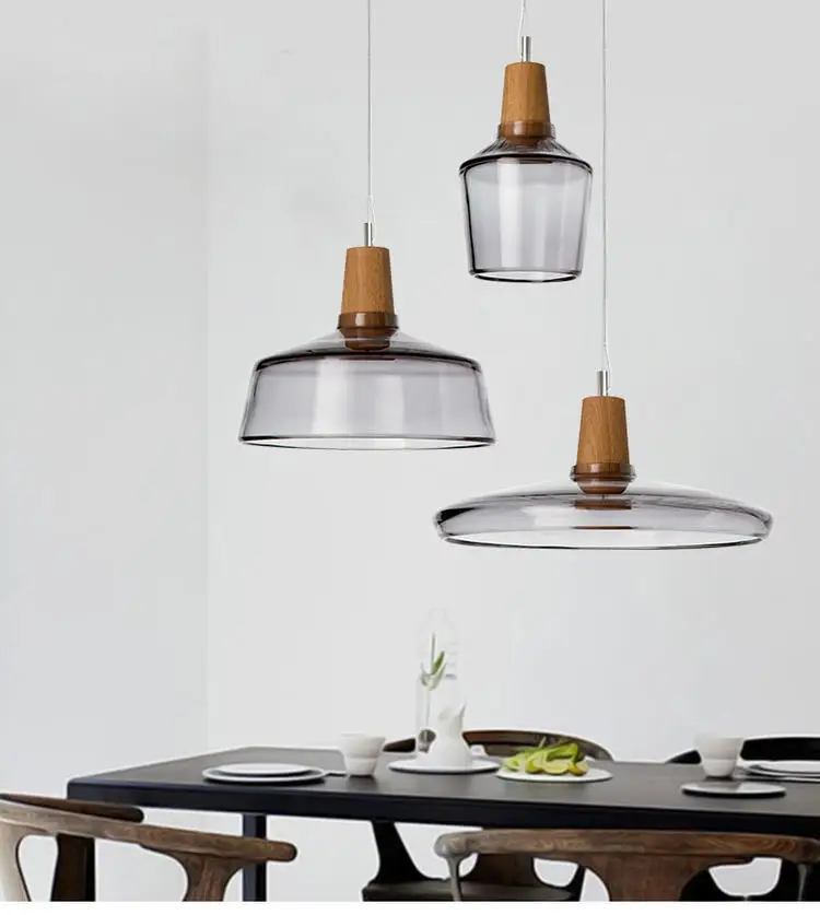 Nordic pendant restaurant modern hanging lights luxury small  pendant dining hand blown special glass pendant light