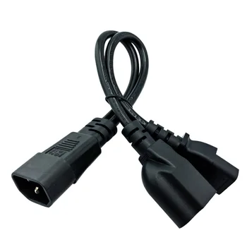 C13-C14 power cord character male to character tail turn gauge female socket one point two extension cord