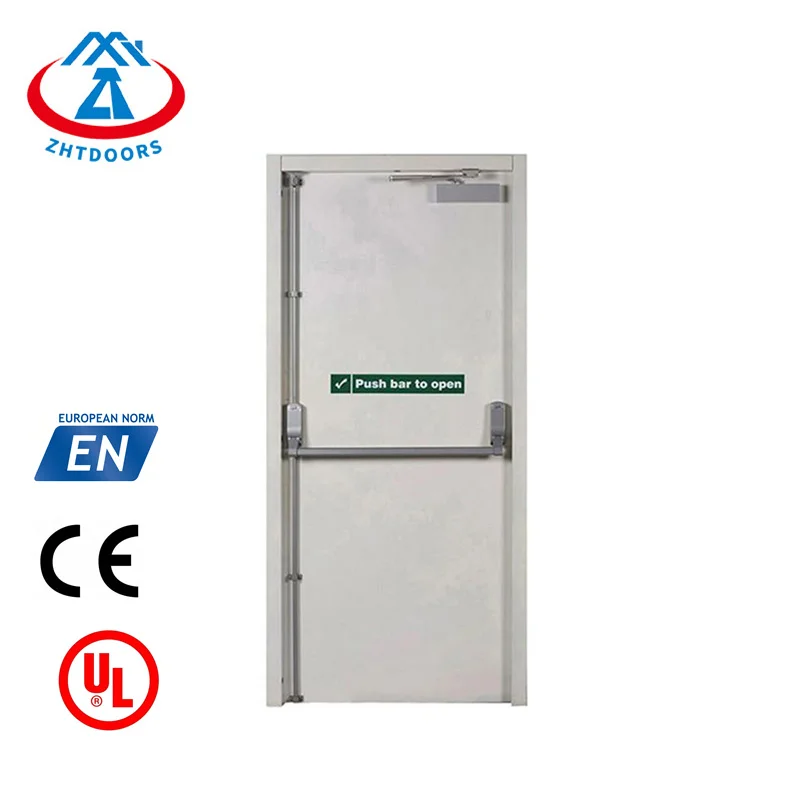 Emergency Exit 3 Hours Panic bar Fire Rated Steel Doors