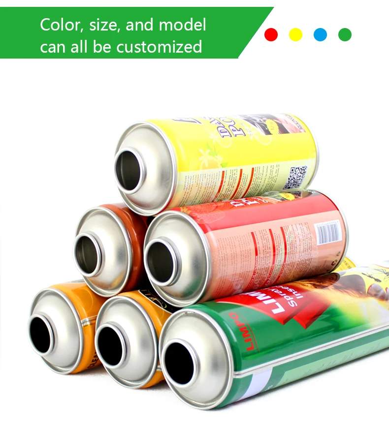 aerosol can with valve