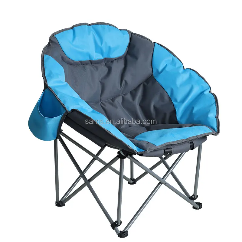 Заводская поставка садовый стул с карманом для воды пляжный лагерь отдыха складной