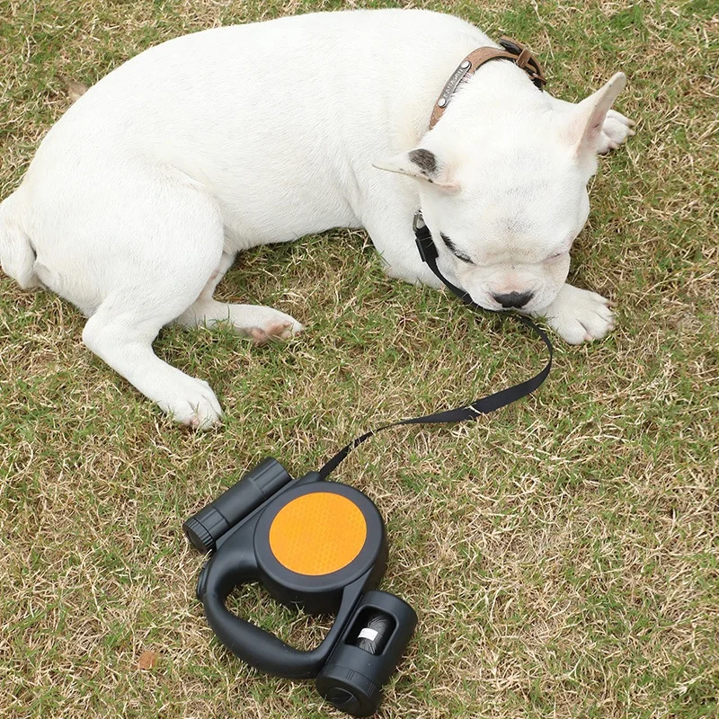 Vegan Leather Turtle Waterproof Dog Leash - 50 Foot Retractable