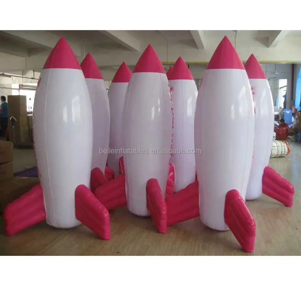 PVC Rocket Inflatable Model.BeiLe Inflatable Rocket Doll.adversting ...