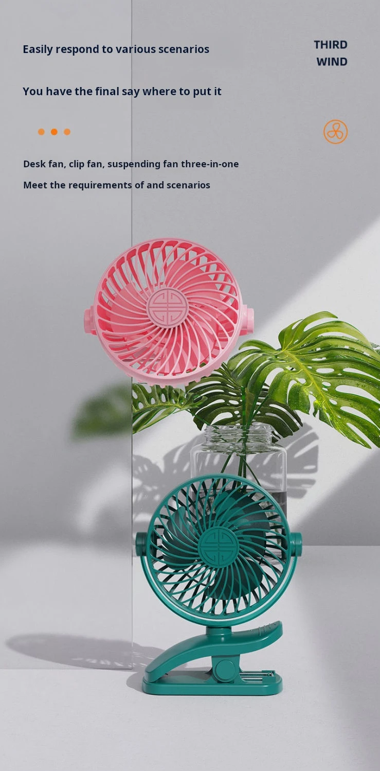 Table Fan, USB, Portable - detail 4