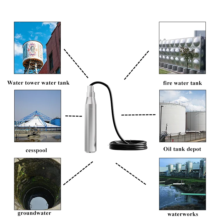 Intelligent Liquid Level Sensor with Digital Display Controller Water Level Meter with Control and Display Monitoring