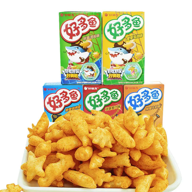 Halal Snack Potato Chips Tomato Flavor Gift Casual Puffed Drama Snack Potato Chips 33g