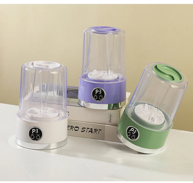 New charging mini washing machine underwear socks portable wireless small student dormit aperçu 2