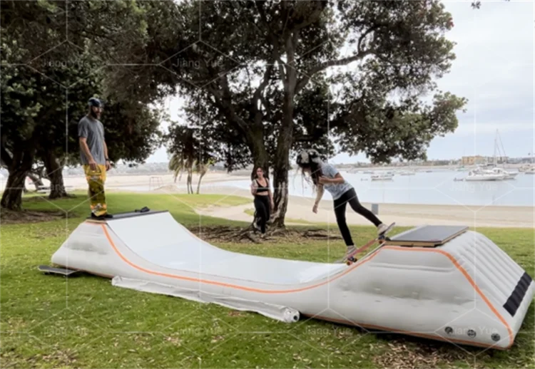 Airline Inflatable Ramp Airtight Inflatable Skate Ramp - Durable & Adjustable Design