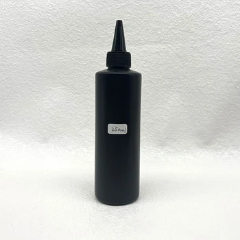 Cheap Stock 250ml  Empty Hdpe matte Black 250ML squeeze plastic bottels for Nail Liquid Monomer Nail Polish HDPE plastic  Bottle