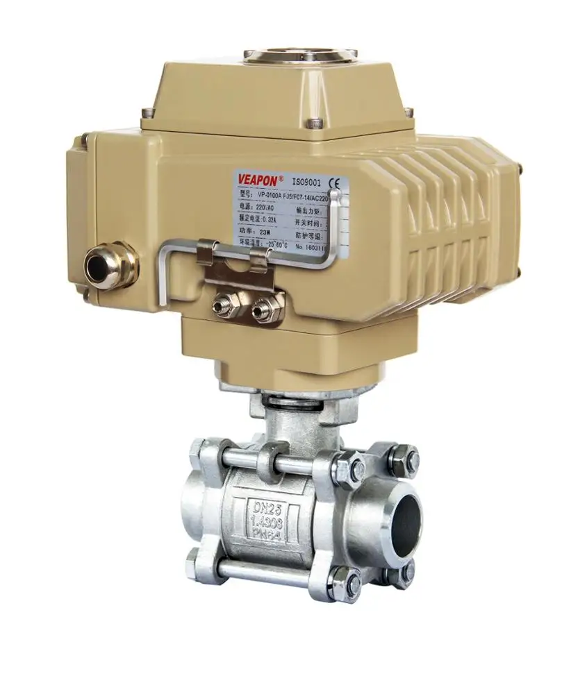 Automatic Control Anti-corrosive Electric Actuator Socket Welded Ball Valve