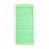 Six green with lids