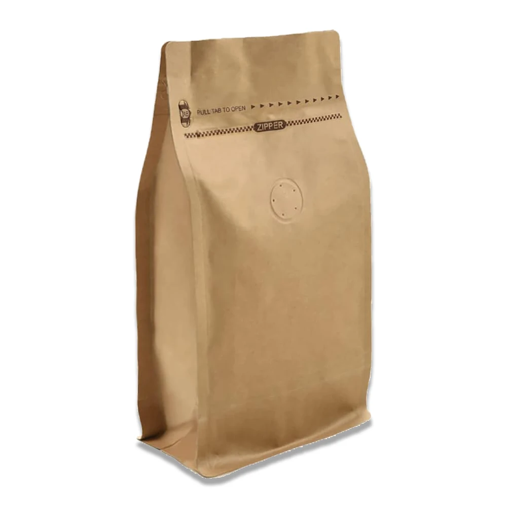 Low price 250g 500g 12oz Custom Logo Printed Heat Sealing Aluminum Foil Coffee Sachet Side Gusset with zipper