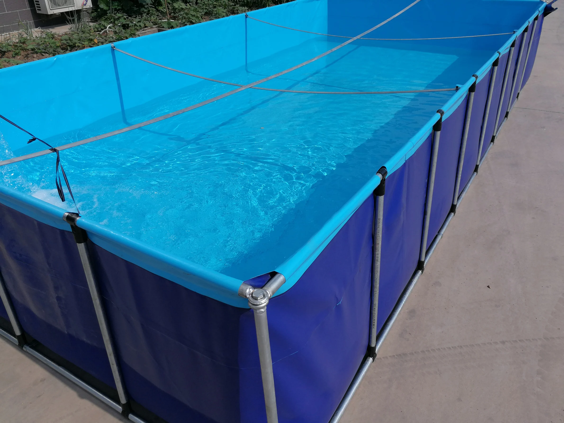 Garden Irrigation Using Pvc Water Storage Tank Selfstand Reusable