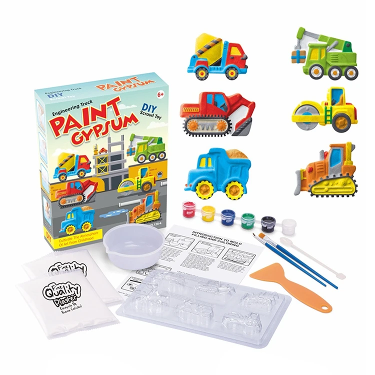 Best Selling Diy Gypsum Painting Set Kids Educational Crafts And Arts