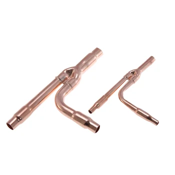 Central Air Conditioning Parts Branch Pipe Copper Diverter Pipe For Hitachi Air Conditioning Connecting Pipe E-52SN  E-102SN