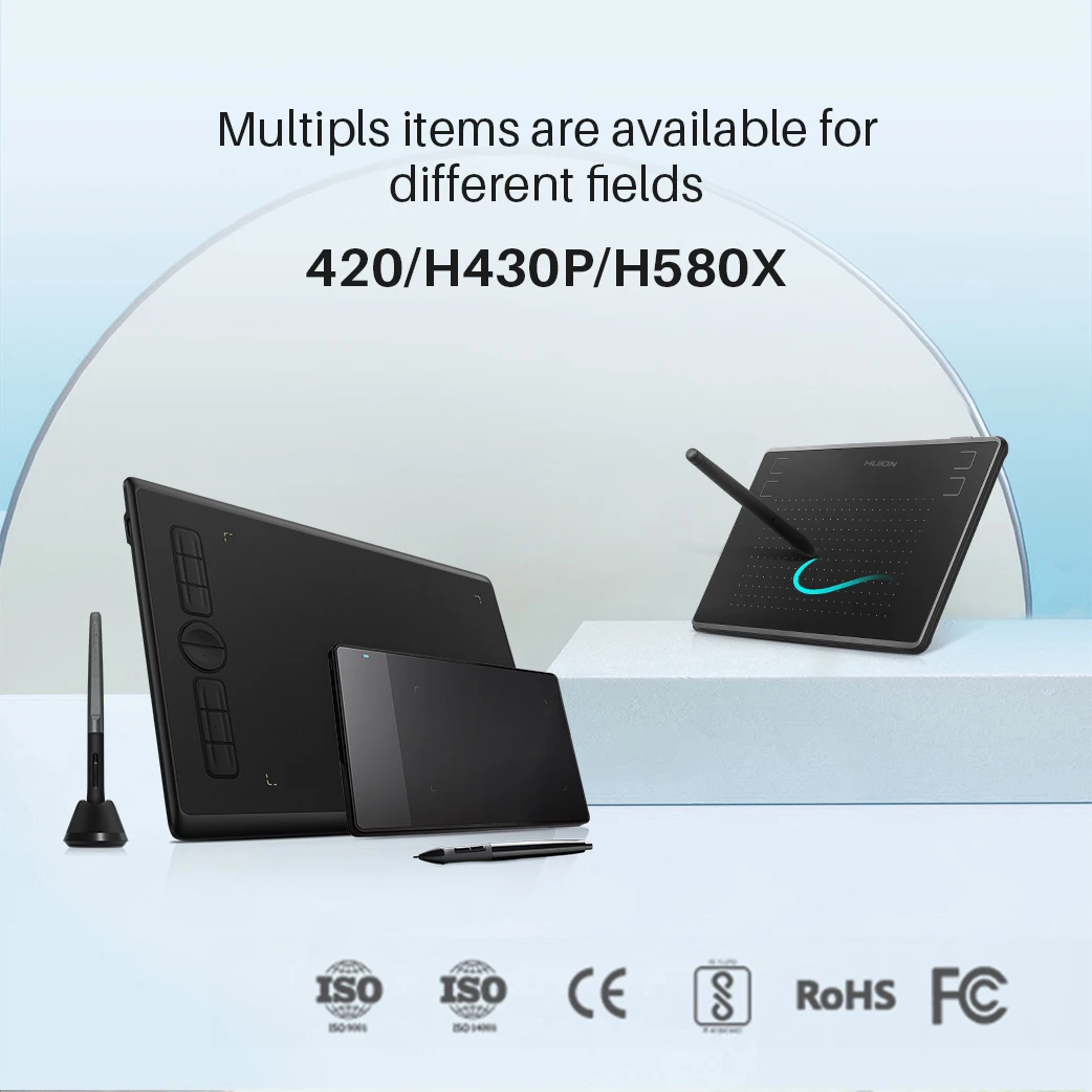 Huion Graphic Tablet for Drawing Art Battery-Free, Year Warranty