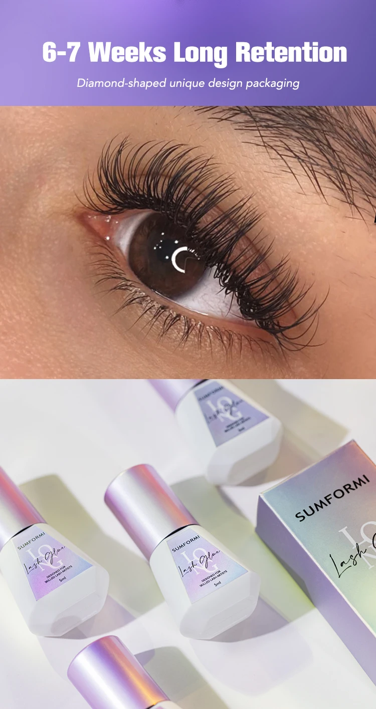 Sumformi Eyelashes Extension Glue For Sensitive Eyes Customeyelash