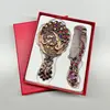 Vintage Metal Mirror Comb Set 6