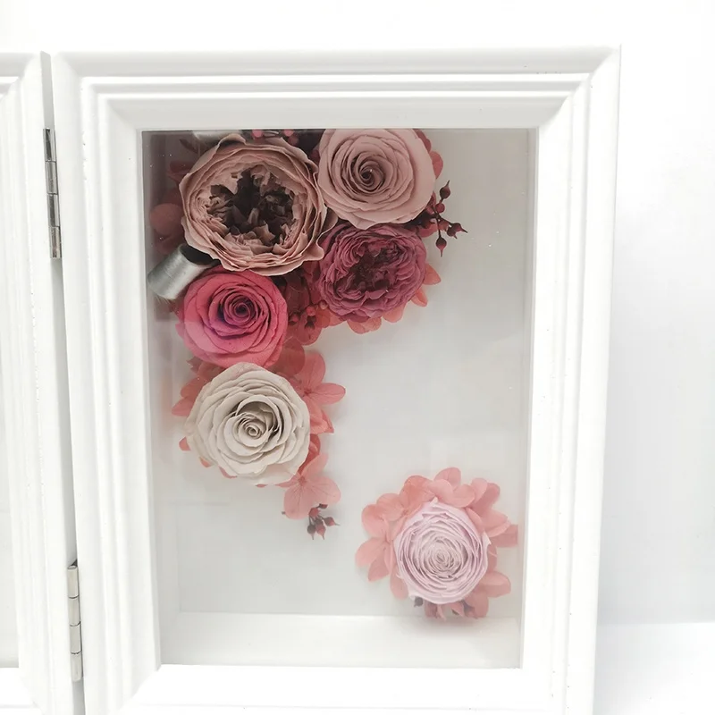 2020 новая идея Высококачественная подарочная фоторамка консервированные розы для украшения