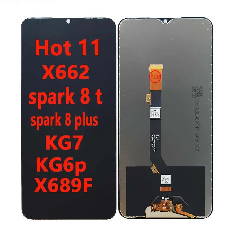 水晶 Infinix Hot 11 スクリーン X662/hot 11/spark 8 t /spark 8 Plus/KG7
