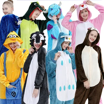 Cosplay Animal Homewear Sleepwear Jumpsuit Costume for Women Men Girls Boys Teens Adult Sloth Onesie Pajamas