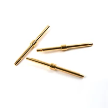 custom brass alloy contact pcb soldering terminal pins electrical contact component