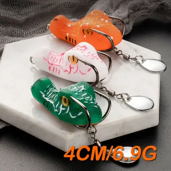 CHEERY 4cm 6.5g 5color New Thumb Mini Long-range Trumpet Heavy Grass Area Modified Frog Thunder Frog Fishing Lure – Lure – view 3
