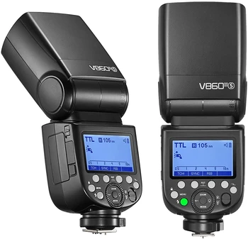 Godox V860III-S TTL High-Speed Sync 1/8000s Camera Flash Speedlite, 2.4G GN60 Li-ion Battery Speedlight with 10 Level Dimmable