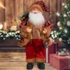 Papá Noel rojo y dorado