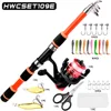 Fishing reel and lure accessory set-e red-carton