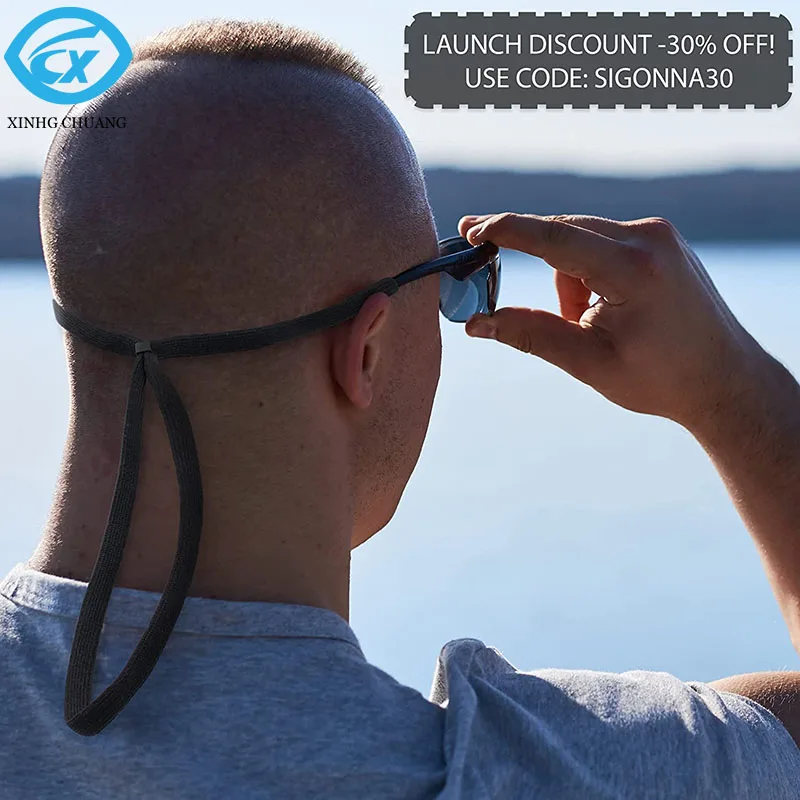 BJ-SHOP 5er Set Brillenketten Aus PU-Leder - Einstellbare Halterung Für Sonnenbrillen & Lesebrillen