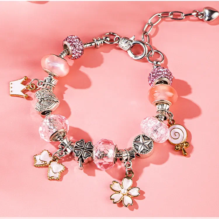 Glitzer Armband Bastelset Für Mädchen - Freundschaftsarmbänder Selber Machen