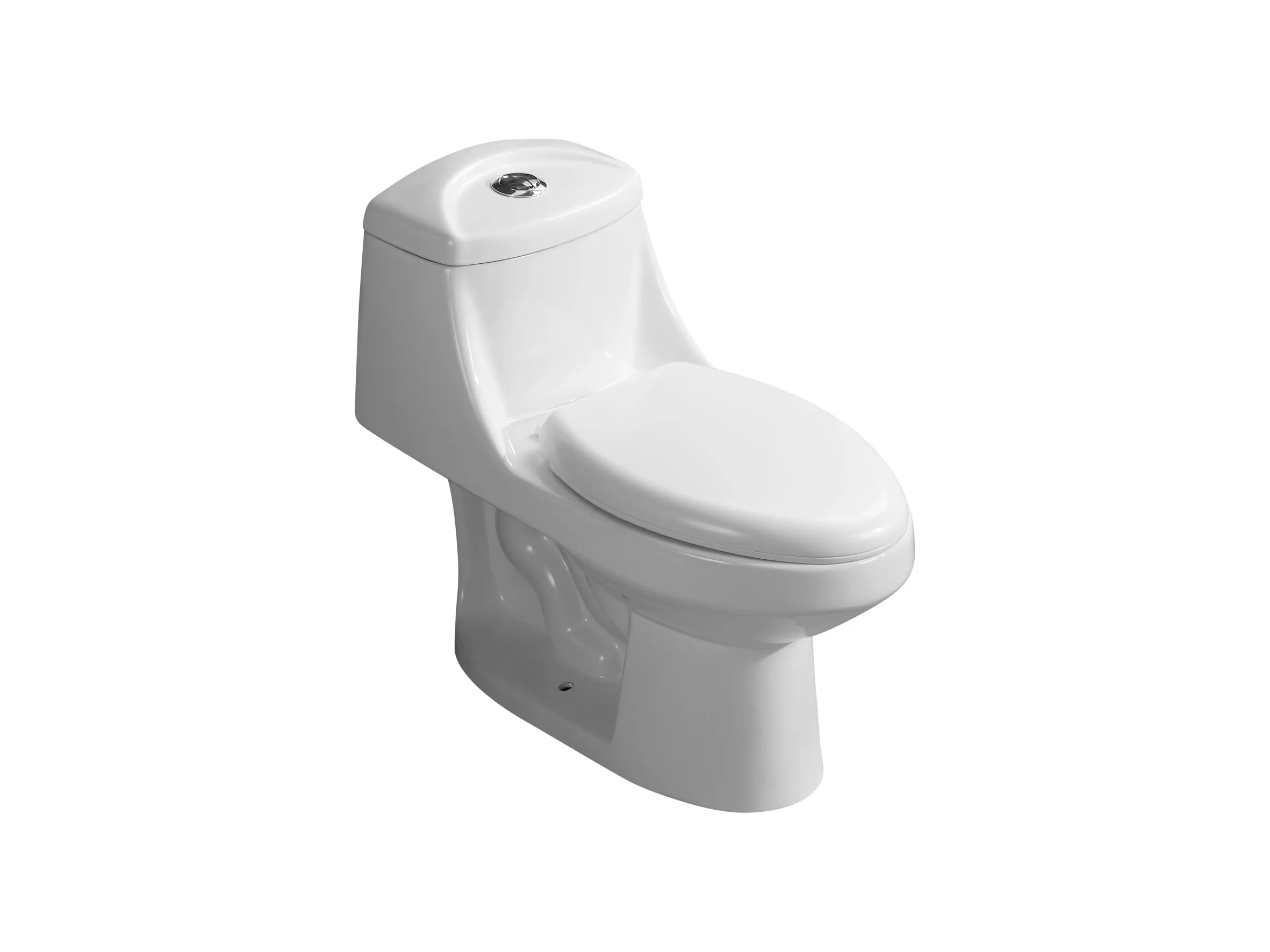 AIDI Hot Selling South American Inodoro S-trap 300mm Siphonic WC One Piece Toilet manufacture