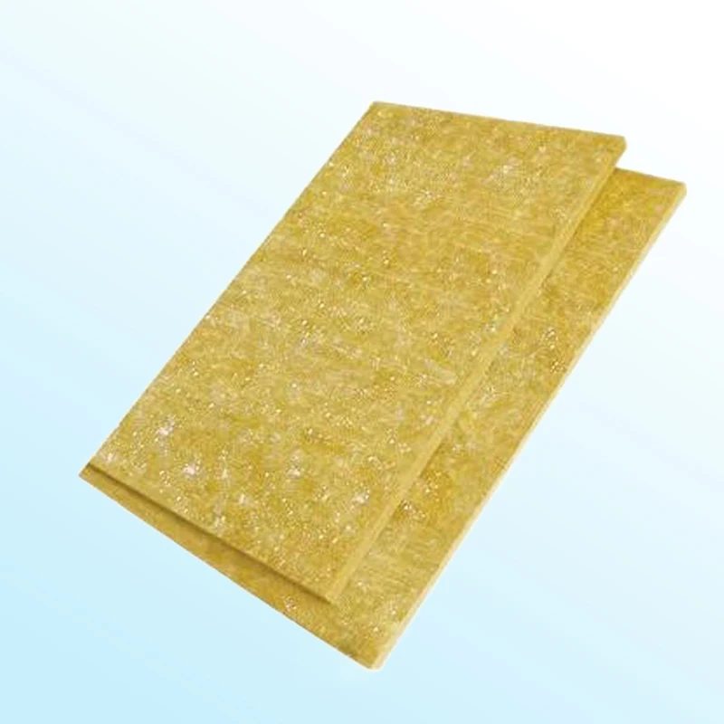 Modern Design Eco-Friendly Rock Wool Board Formaldehyde-Free Low Dust 25/50/100mm Thick Square Sheet Fireproof Metal Basalt
