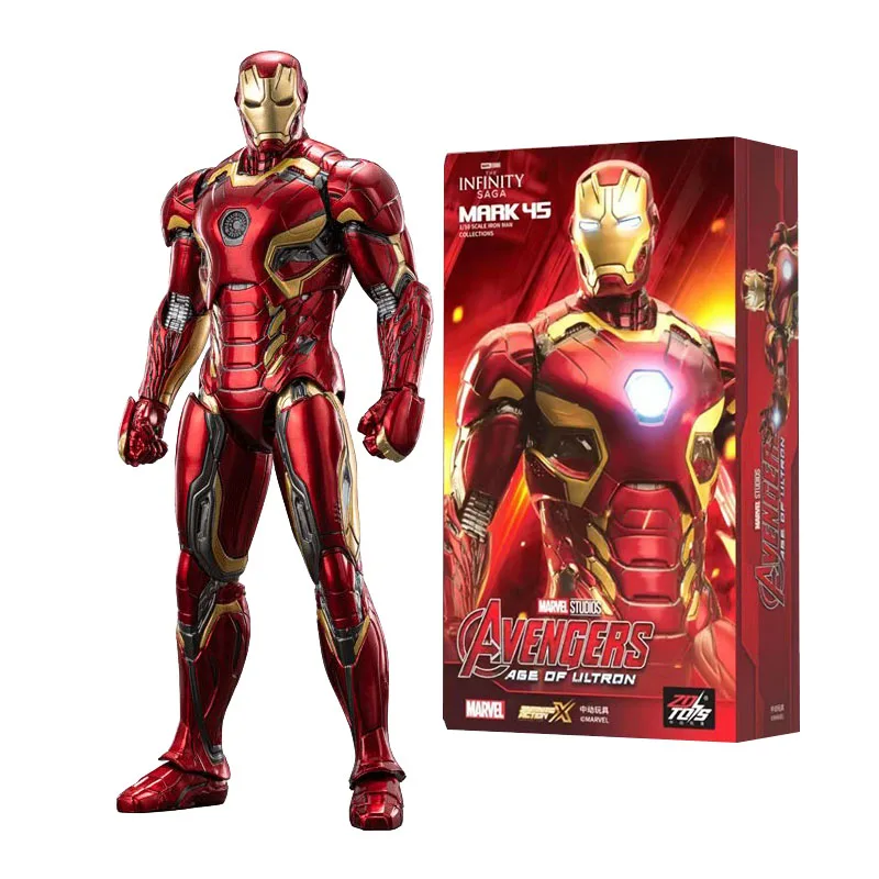 ZD 1906-41 Toys Marvel Iron Man MK41 1/10 Scale Action Figure - 10th Anniversary Edition (Non-Light)