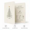 Tarjeta de Semillas de Árbol de Navidad