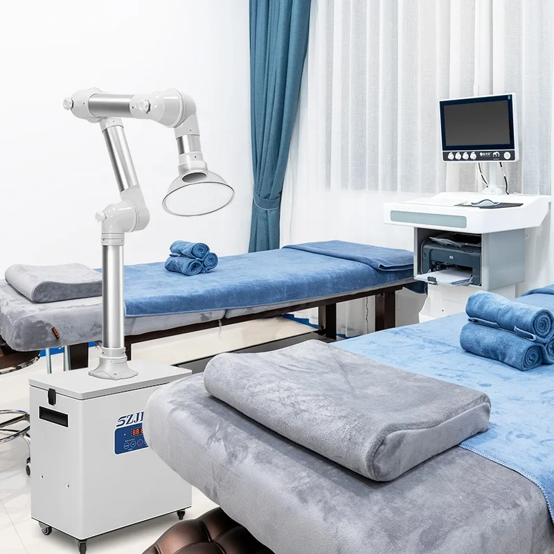 230W Digital Display High Efficiency  Medical Smoke Evacuator for Beauty Hospital