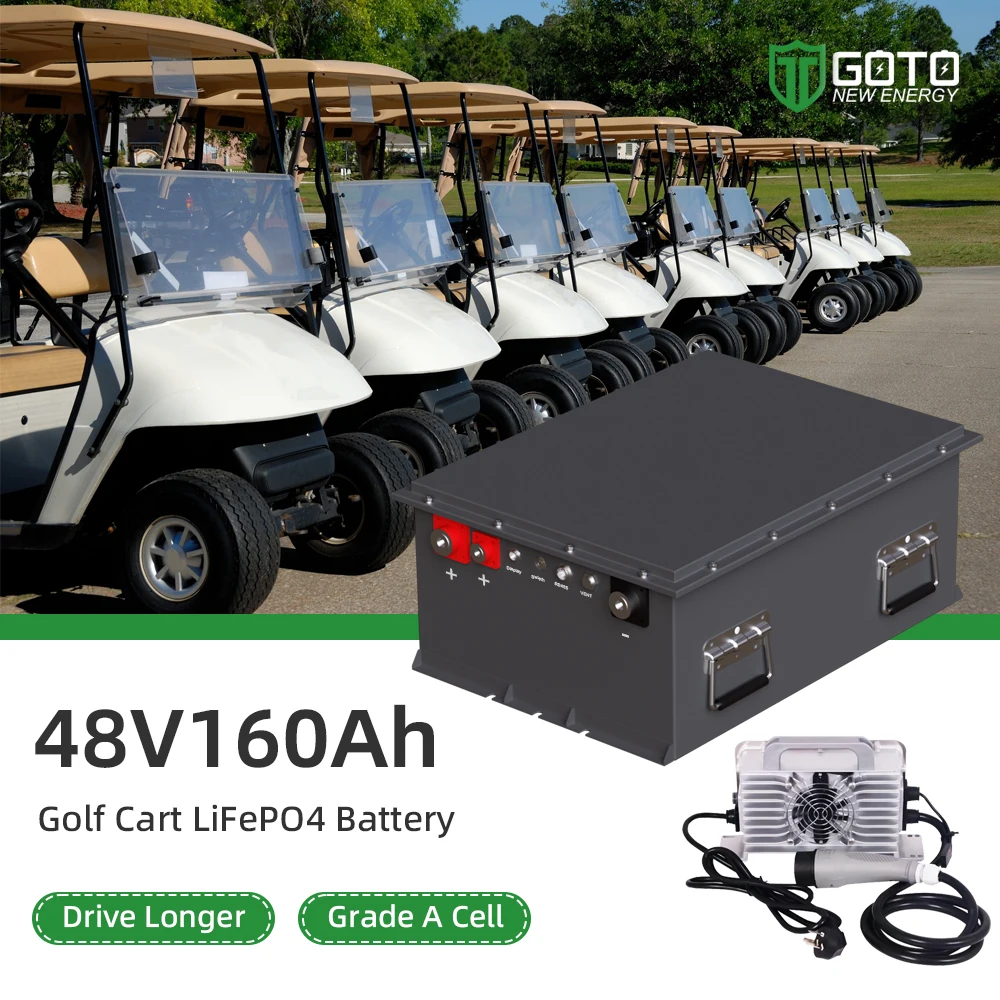 Golf Cart Club Car Sightseeing Bus LiFePO4 Lithium Ion Battery Kit 36V ...