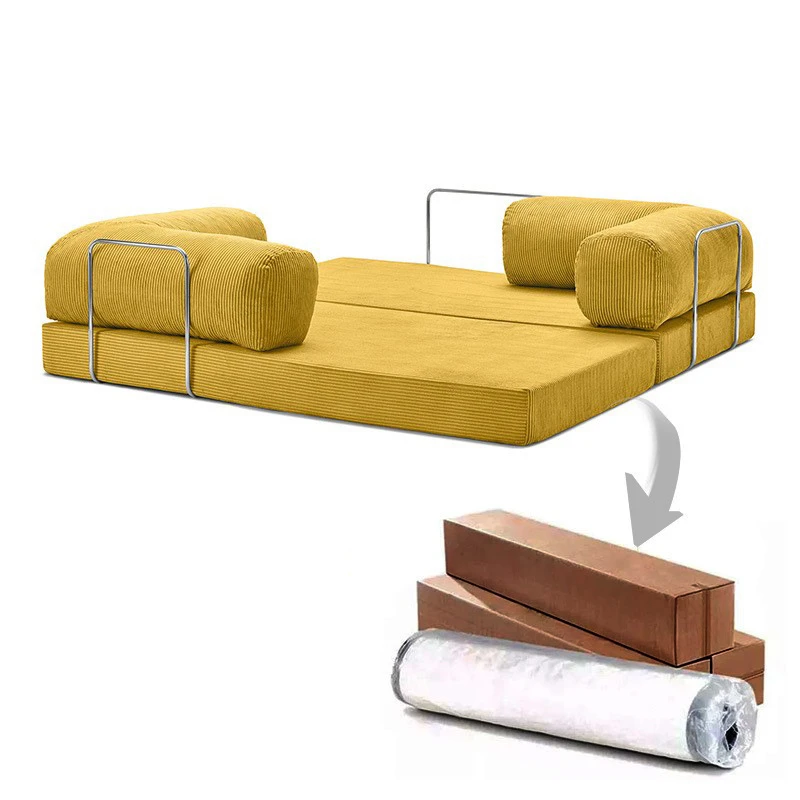 French-style Modular Combination Small Apartment Living Room Corner Seat 3-proof Lambswool Compressed Fabric Sofa Home Furniture