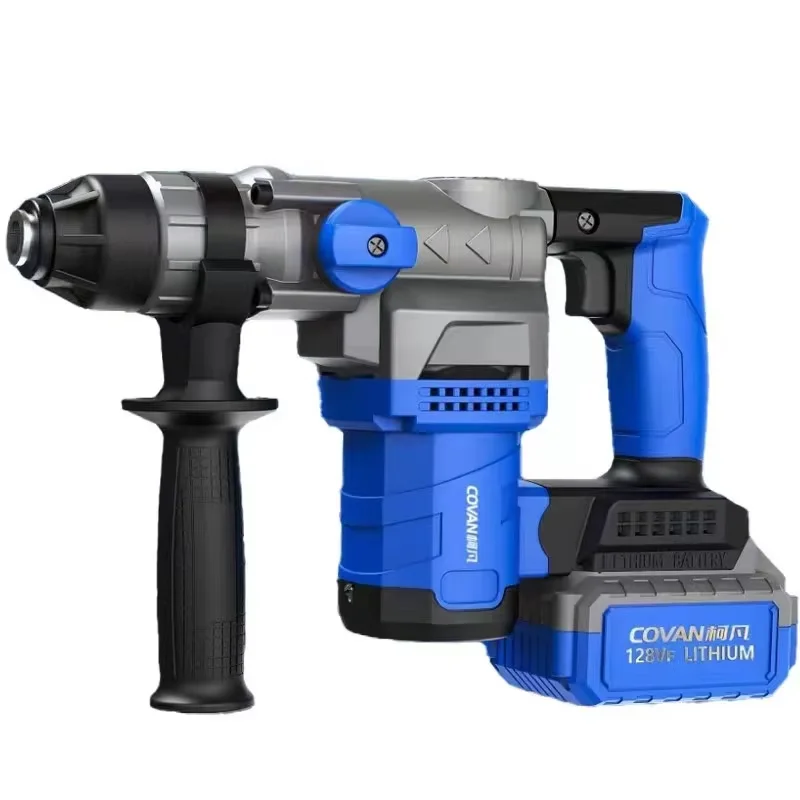 198-Rotation Electric Power Mill Motor Hammer Drill Set Demolition Wrench Tool for Concrete Excavators Scaling Stone Chisel Tool