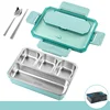 4 compartments with insulated bag