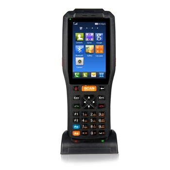Industrial rugged handheld Android thermal printer PDAs for warehouse shipping inventory management