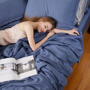 High Quality Embroidery Queen Size Bed Sheet Designs Plain Bedsheets Bamboo Bedsheet 4 Piece Sheet Set