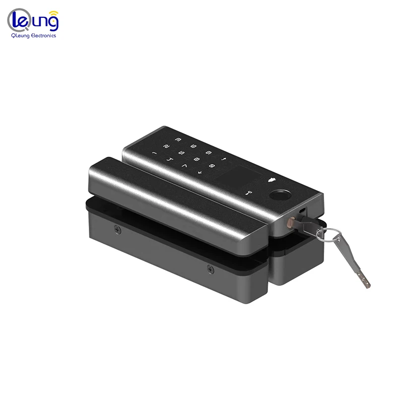G9S Glass Tuya Smart Locks Doorbell Password Card Fingerprint Smart Locks With Key Digital Lock Glass Door for Home Office