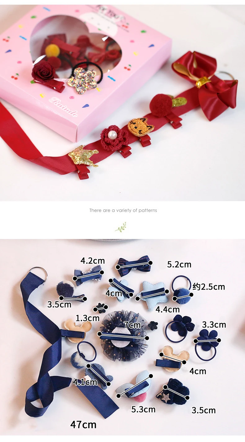 18pcs/sets Baby Hair Clip Cute Children Hair Clips Kids Hair