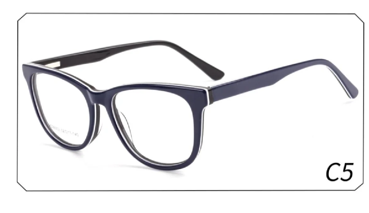 Wholesale Optical Glasses Black Acetate Eyeglasses Frames Acetate